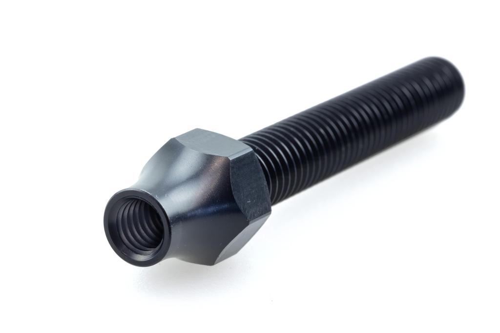 Kijima 217-5025 Motorcycle Turn Signal Shaft Extension for Nano Stay Extension 0.6 Inch (15 Mm) Aluminum Black Anodized