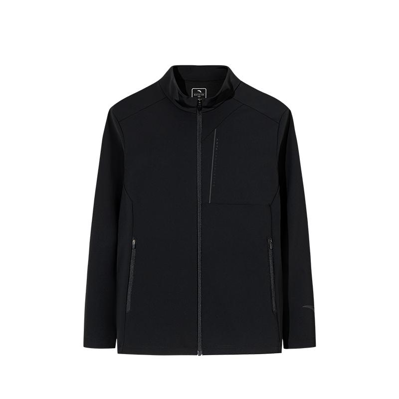 Anta Fashionable Comfortable Stand Collar Simple Letter Versatile Casual Jacket Men Jacket 152537707-2