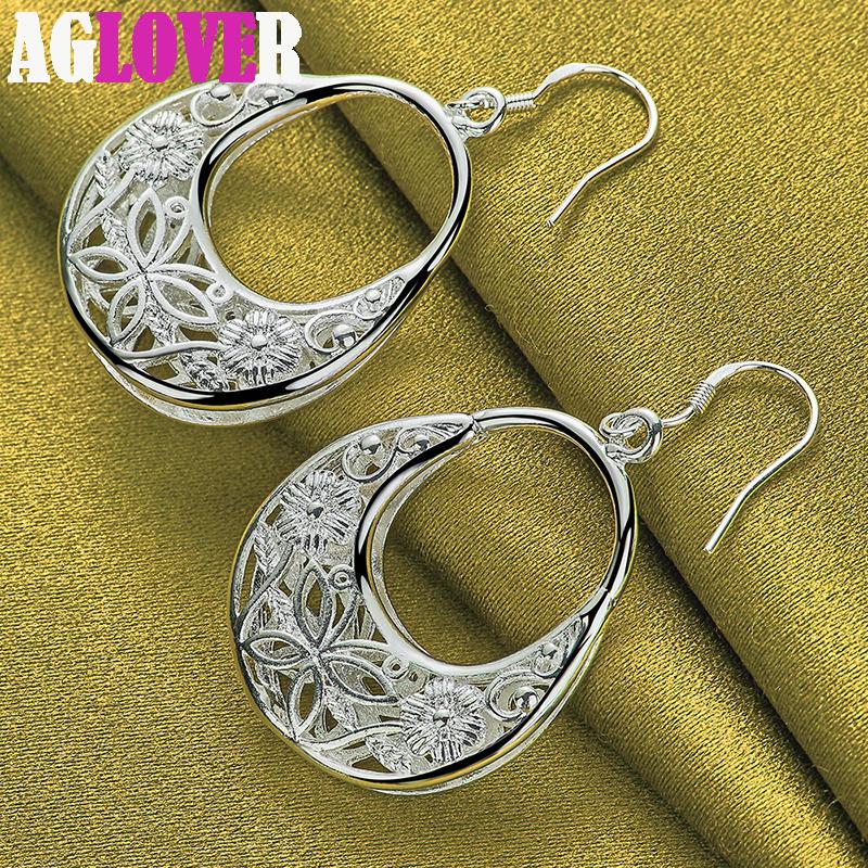 Bijuterii cercei cu picătură de argint Sterling 925