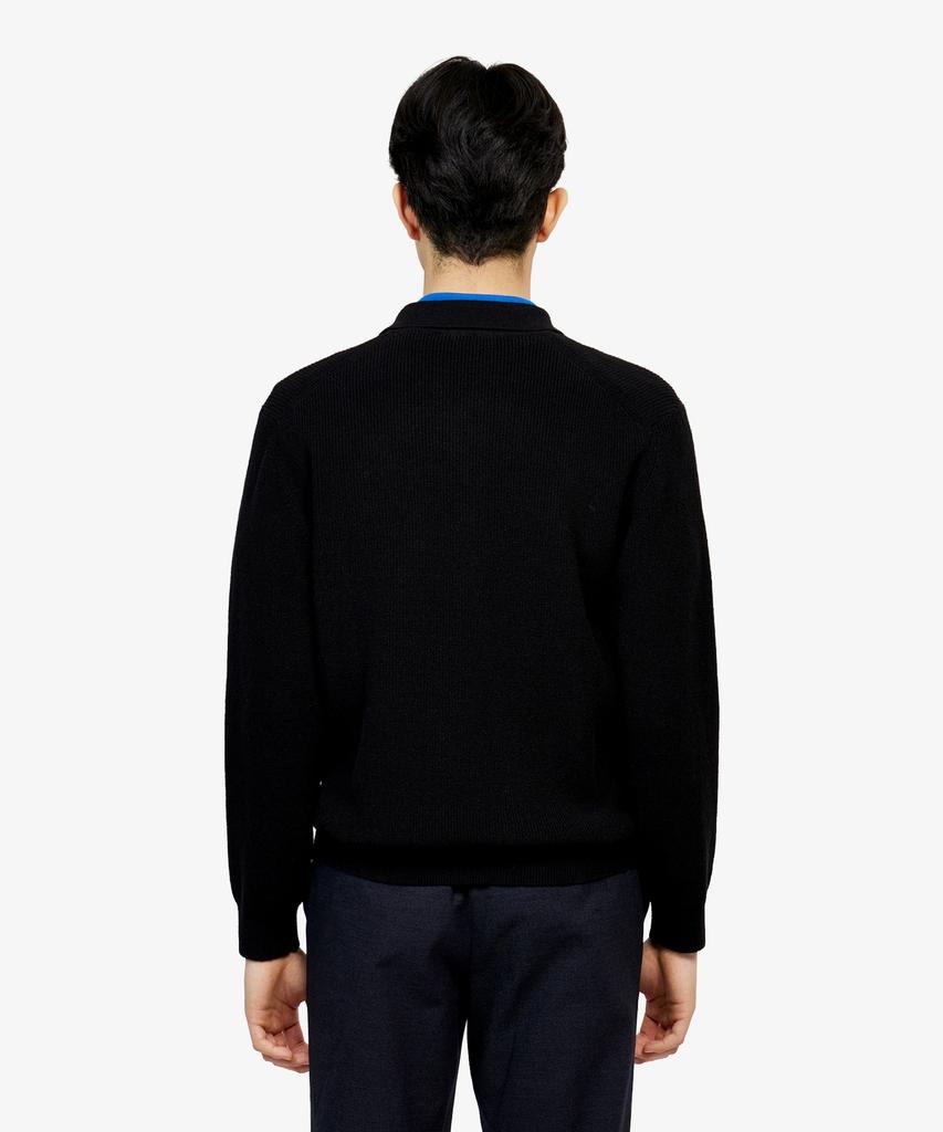 Lacoste Men'S Rib Collar Zip-Up Cardigan Ah403E-56G 031