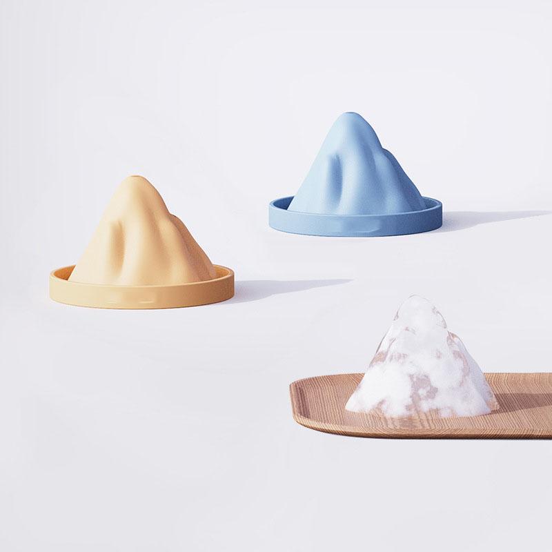 Food Grade Silicone Ice Tray Ice Mold 6cm Heightened Snow Mountain Ice Cube Mold