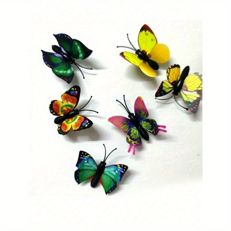 10 Pcs Butterfly Thumbnails, Decorative Thumbnails, Butterfly Thumbnails, Photo Wall Cork Colored Cute Thumbnails Back To School