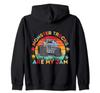 Retro Monster Trucks Are My Jam Vintage Zip Hoodie
