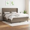 VidaXL Bed Slatted Base with Mattress, Upholstered Bed, Double Bed, Adult Bedroom Interior Bed, Modern, 3128217