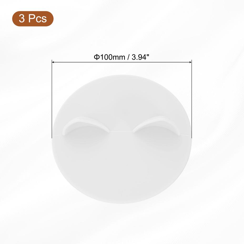 3Pcs Silicone Cup Lids 3.9/4.5 " Mug Cover Seal Cat Ear Cup Covers Reusable for Hot and Cold Drinks Cup Glass Cup Coffee Cup