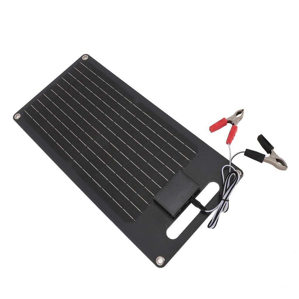 50W Solarmodul 12V Hocheffizientes Monokristallines Solarmodul Dual-USB-Ladegerät für Fahrzeug