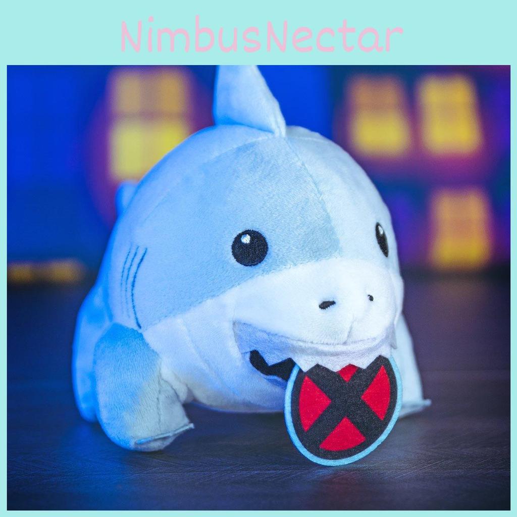 Land The Jeff Shark Character Plush Doll Stuffed Toy Gift Decoration