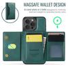 MAGKING K2 Series For iPhone 14 Pro Case Compatible with MagSafe PC+TPU+PU Leather RFID Blocking Phone Cover with Wallet