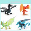 Realistic Pvc Dragon Model Western Mythical Creatures Ice Dragon Fire Eagle Static Display