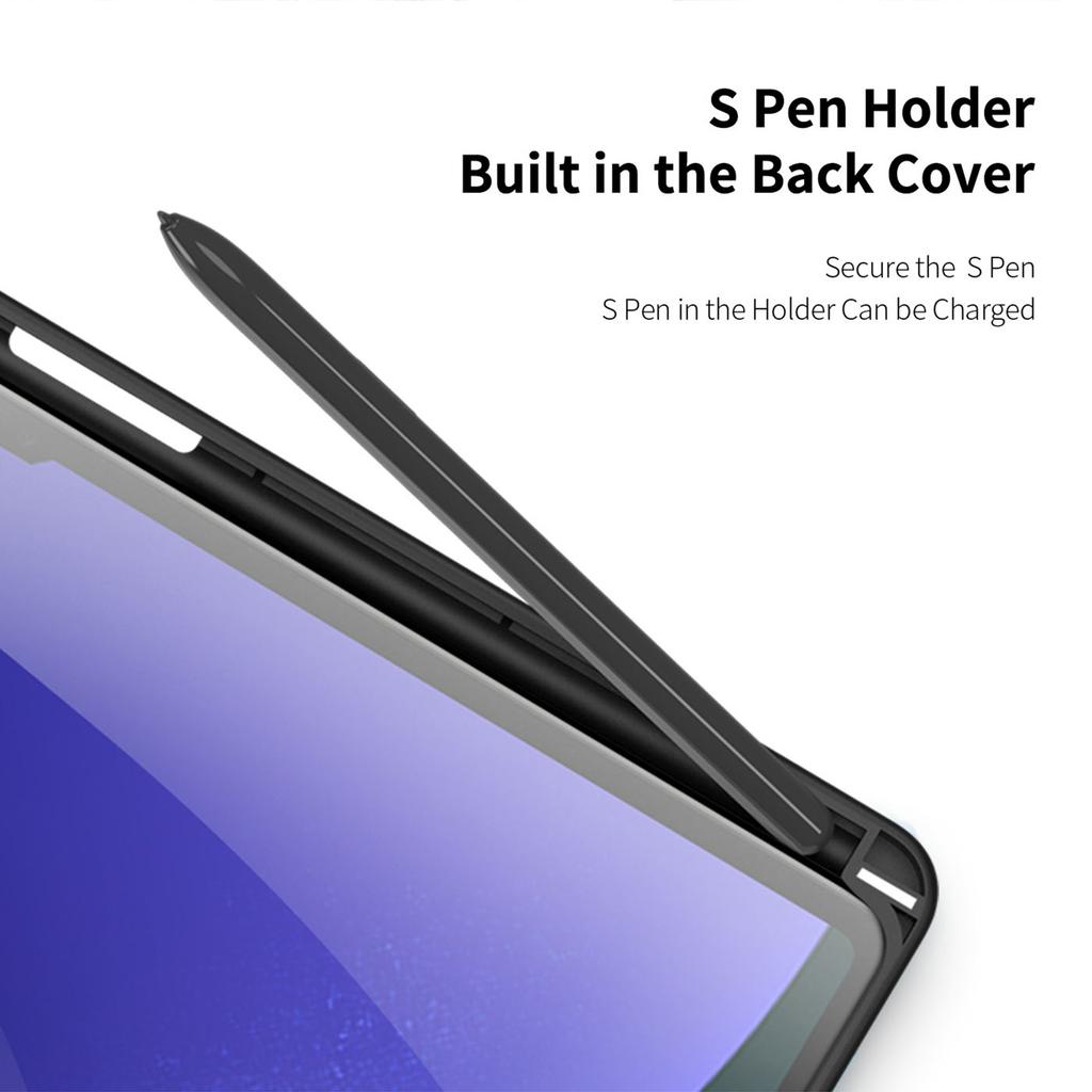DUX DUCIS TOBY Series For Samsung Galaxy Tab S10+/S9+/S9 FE+ Case PU Leather Tri-Fold Stand Tablet Cover