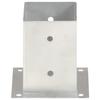 VidaXL Ancres de poteau 4 pcs Métal galvanisé 101 mm