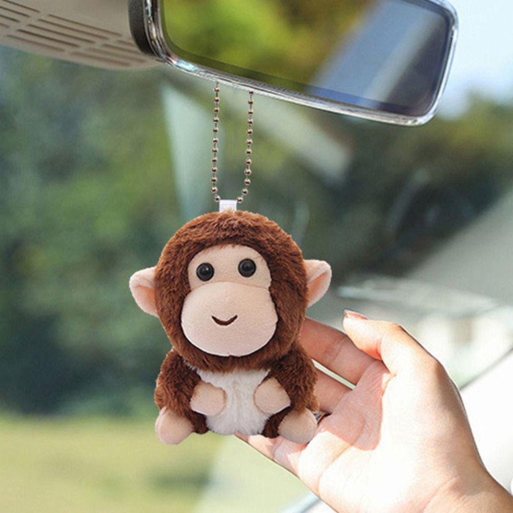 Stuffed Animals Monkey Plush Toy Plush Doll Monkey Car Pendant Little Monkey Pendant  Bag Pendant
