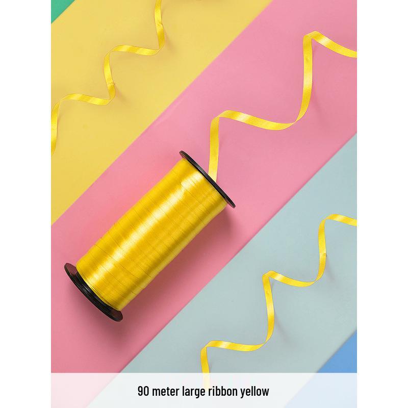 Balloon Ribbon Decoration for Helium Balloons - Party Supplies with Pull Flower Design for Weddings