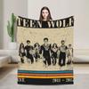Teen Wolf The Movie  Flannel Blanket Winter  Soft Throw Blanket for Kids Living Room Novelty Bedspread Sofa Bed Cover