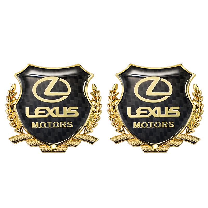 3D Metal Car Emblem Badges Sticker Car Window Sticker For Lexus RX330 IS250 Ct200h ES300h RX350 IS300h NX300h Automotive Styling