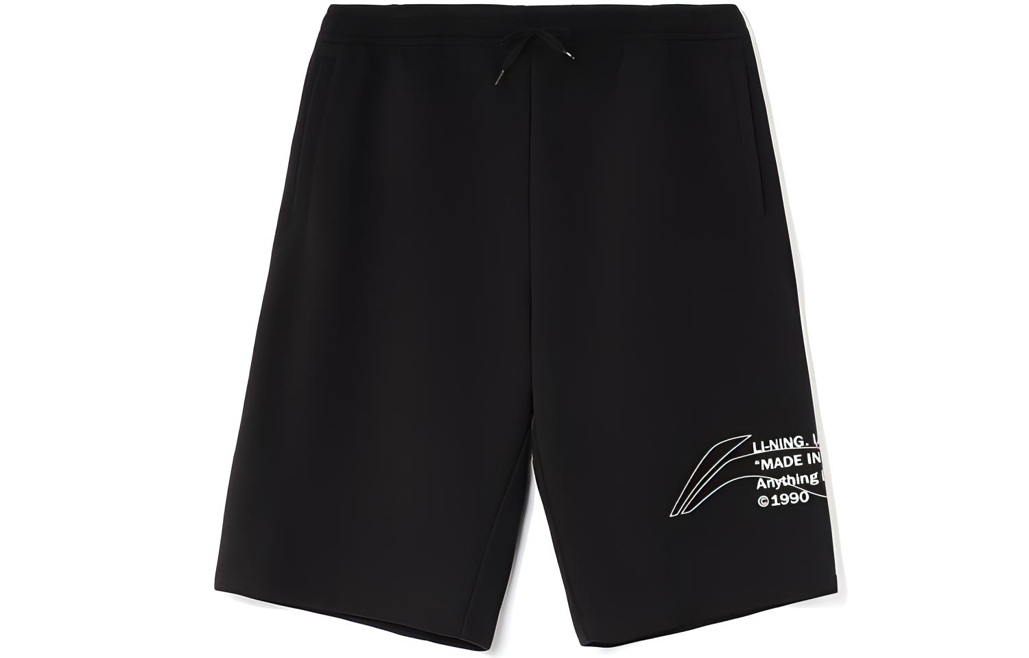 Li Ning Sports Fashion Collection Sports Shorts Men s Black AKSR551-2 S