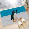 Kinder Animation P-Pingu Fußmatte Waschbar Rutschfest Wohnzimmer Sofas Stühle Bereichsmatte Kücheneingangsbereich Teppich