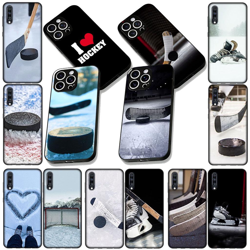 Soft Cover for Samsung Galaxy S22 S21 S20 FE Ultra Plus A35 A36 A55 A37 A33 A34 A57 Coque Phone Case Ice Hockey