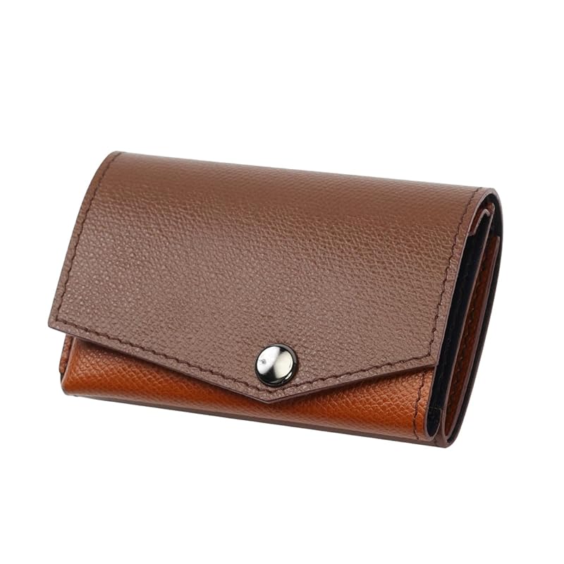 

[Abrasas] small wallet men s ladies wallet made in Japan genuine leather brown
