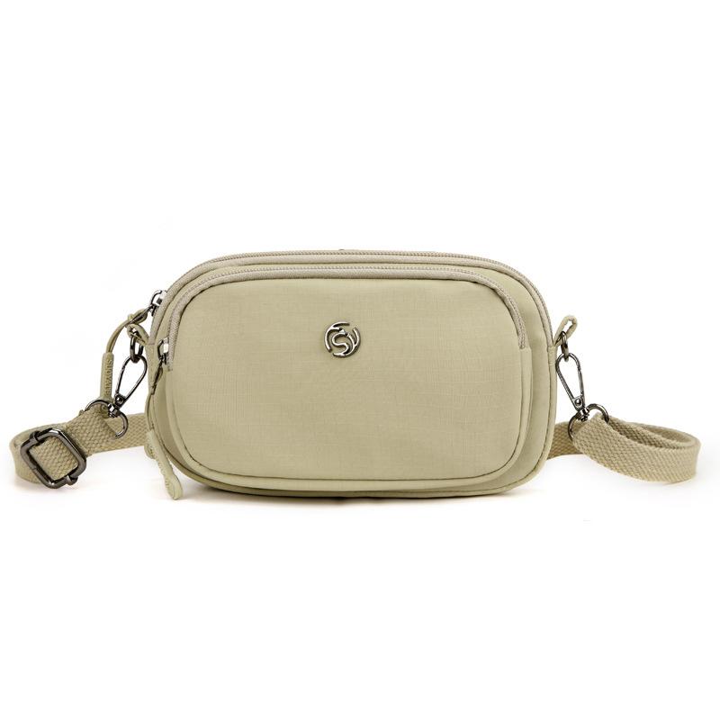 Женская сумка через плечо из нейлона, легкая сумка через плечо, сумка для мамы хаки