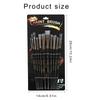 12PCS Professional Paintbrush Artist Paint Brush Nylon Bristle for Watercolor Gouaches Acrylic Oil Face & Body Painting