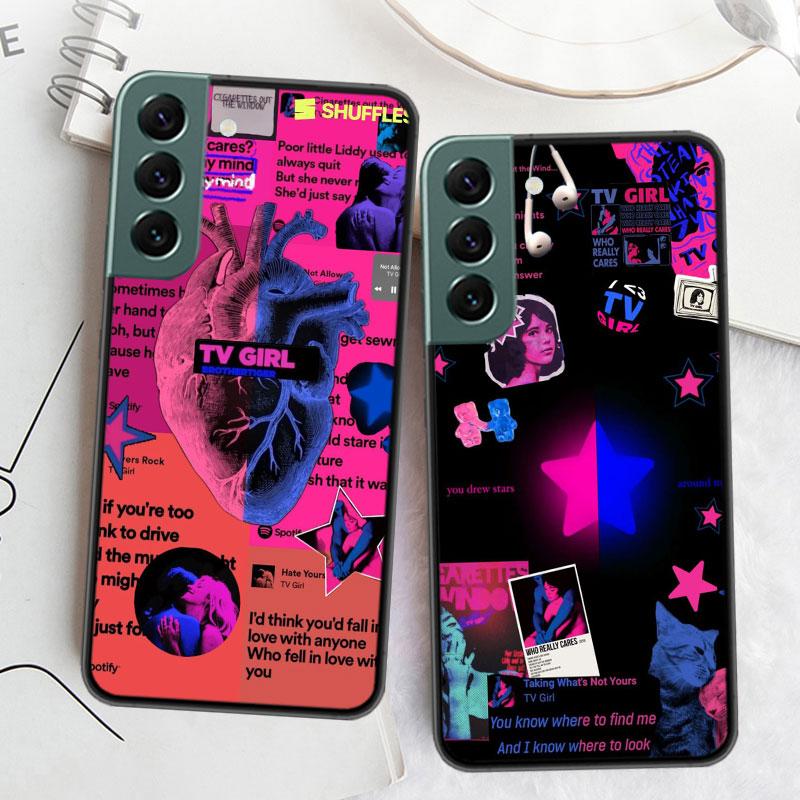 TV Girl Album Phone Case For Samsung Galaxy S22 S25 Ultra S21 S10 Plus S26 Edge S20 S23 S24 FE Cover Silicone Soft TPU Clear