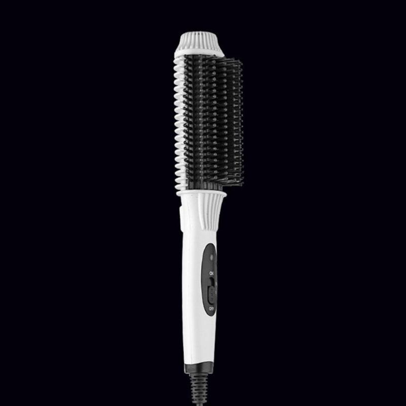 2-in-1 Fashion Multifunctional Auto Electric Hair Comb Curler/Straightener