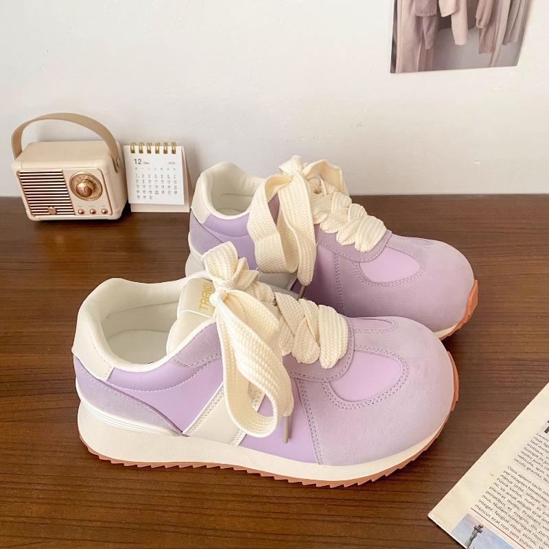 

Mickey Head Lightweight Women s Spring Premium Versatile Retro Sports Shoes 40 фиолетовый