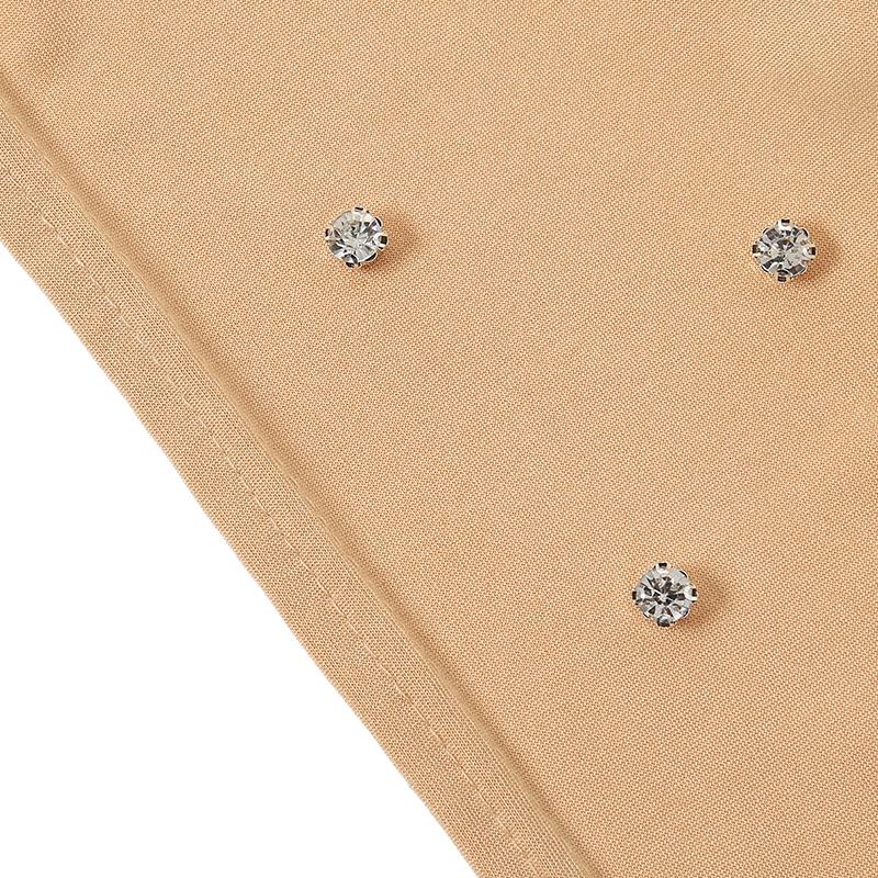 1Pc Muslim Headwear Nail Drill Fashion Pullover Cap Elasticity Women Turban Hat Chiffon Hat