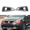 Classy-Car Front Bumper Lower Grille Fog Lamp Cover Car No Sensor Fog Light Cover For 4008 5008 GT Right
