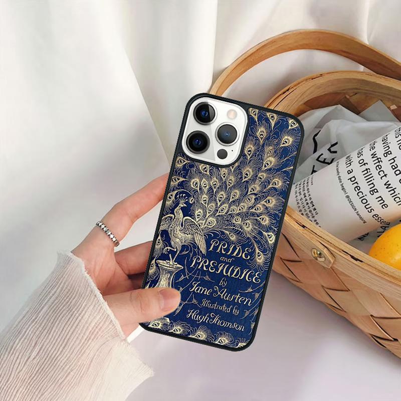 Cover Book Jane Austen Phone Case For iPhone 17 Air 16 15 14 11 12 13 Pro  MAX Plus coque Cover Shell