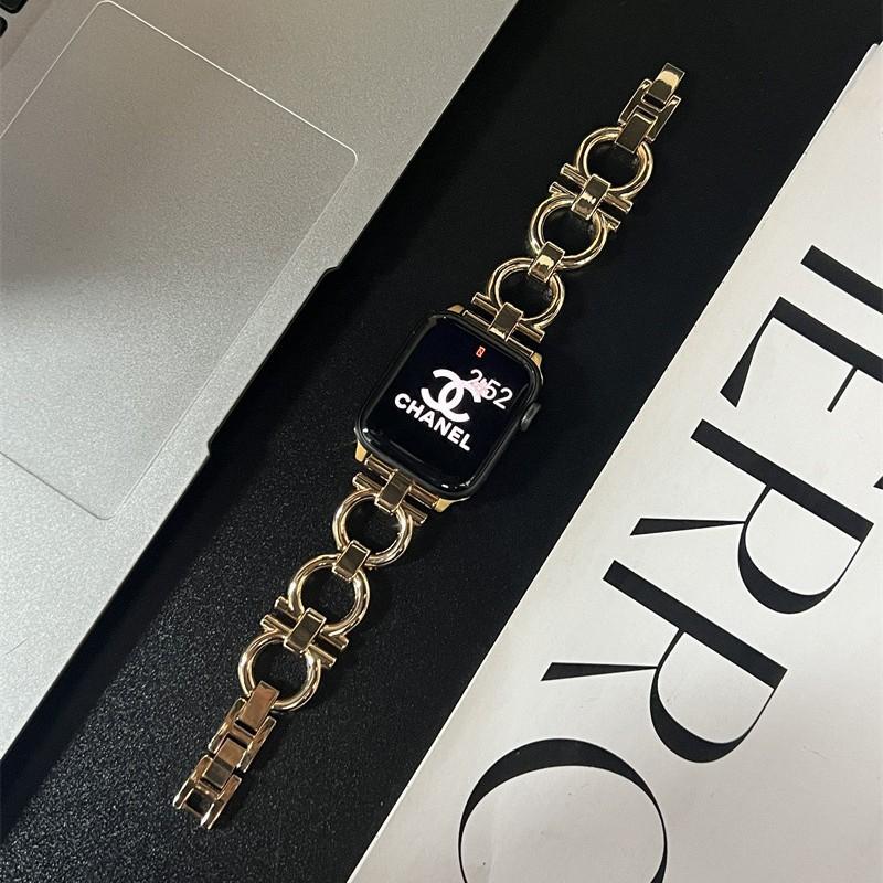 Per Apple Apple Watchs10 Ciambella Metallo Acciaio Cinturino Iwatch98765Se Cinturino O-Catena