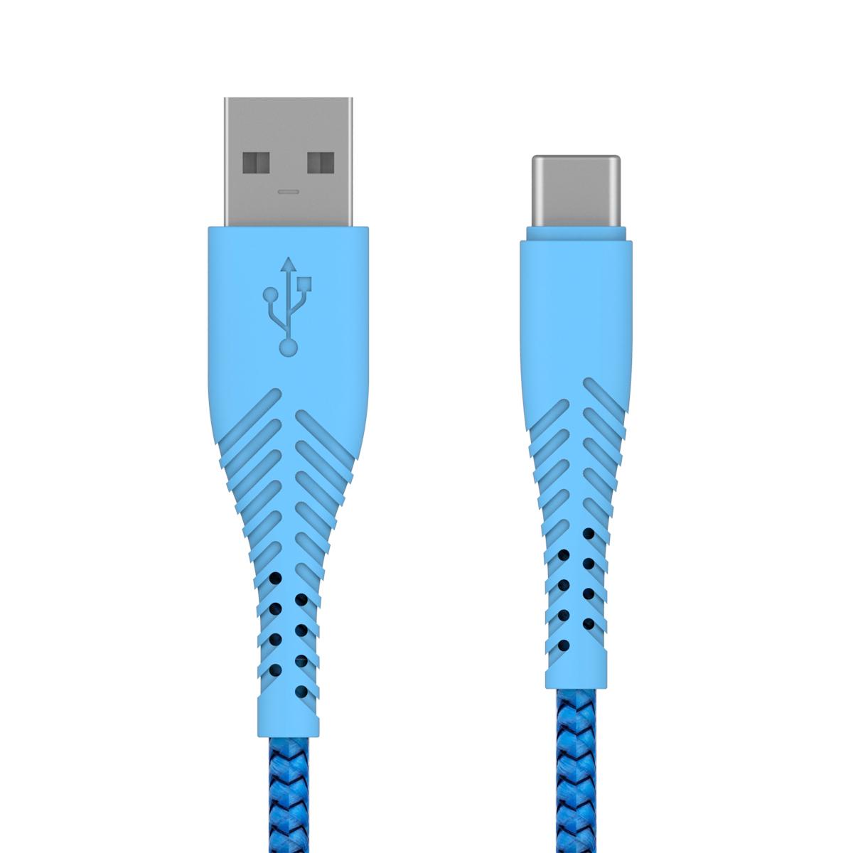 Data Cable Gaming Type C Usb 2.0 Cable 18w Fast Charging Usb a to Usb C Cable 1 meter синий
