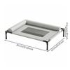 Raised Dog Bed Cooling Pet Cot Machine Washable for Indoor, Pets