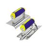 Set di Strumenti Manuali in Acciaio Inossidabile per Bordatura e Scanalatura del Calcestruzzo Kit di Finitura per Intonaco Stucco Cemento