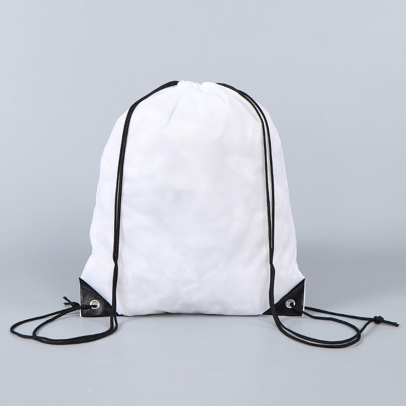 Spot Polyester Double Drawstring Sports Bag for Marathon or Basketball Events