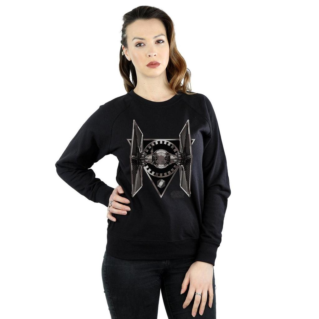 STAR WARS Womens/Ladies The Last Jedi TIE Fighter Sweatshirt