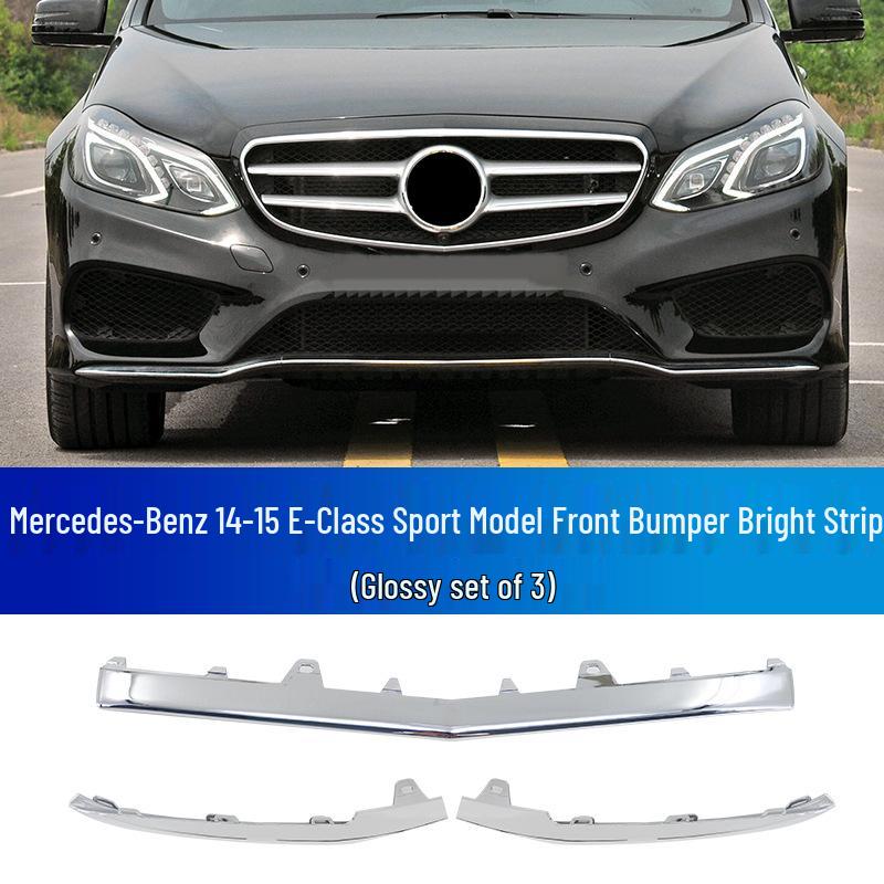 Mercedes-Benz E-Class Front Bumper Chrome Decorative Strip