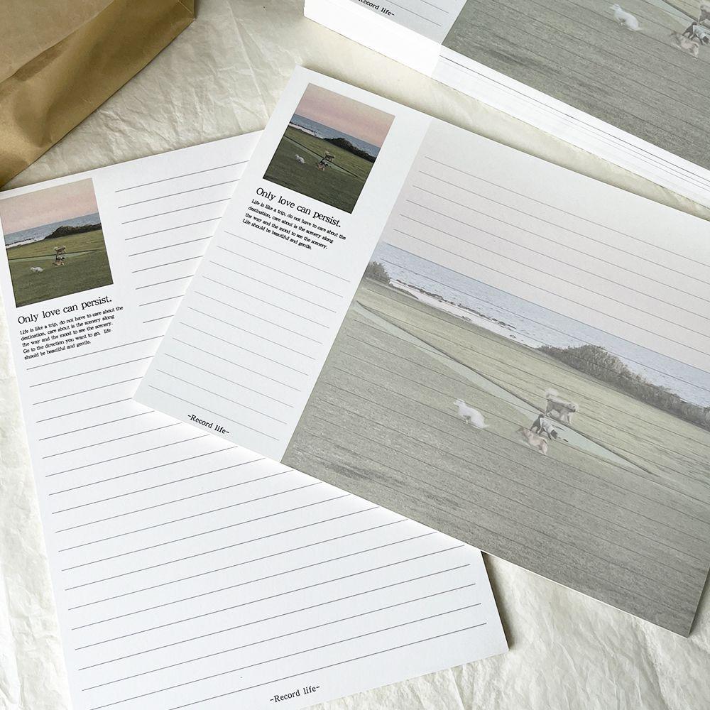 B5 British Scenery Sketchbook, Tearable Student Notepad In Xiaohongshu Style