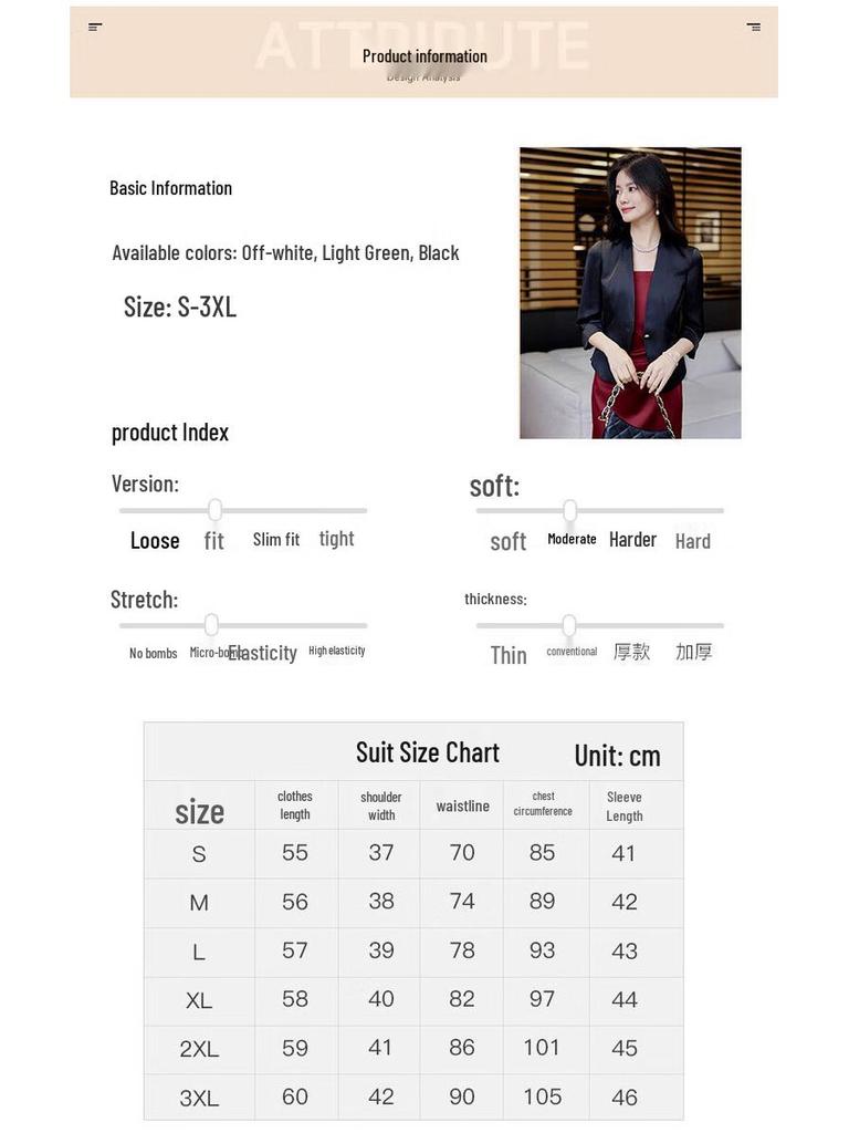 Teluoman Women's Petite Acetate Satin Blazer & Dress Set