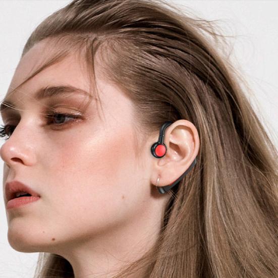 1ks M-618 Bone Conduction sluchátko Vodotěsné Háček na ucho s dlouhou pohotovostní dobou kompatibilní s Bluetooth 5.1 bezdrátová náhlavní souprava pro firmy