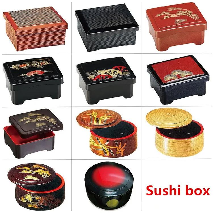 Eel Sushi junte Baihui lunch box sandwich with cover Japanese lunch box snack take out lunch box Sushi food container bento
