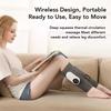 Leg Massager With Heat And Compression, Legs Massage For Circulation And Pain Relief , Heating Calf Leg Air Compression Massager