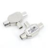 1 to 2 way Antenna Splitter video Connector Adapter 2 Way Male to 2 Female Antenna Coaxial Signal Conversion Interface