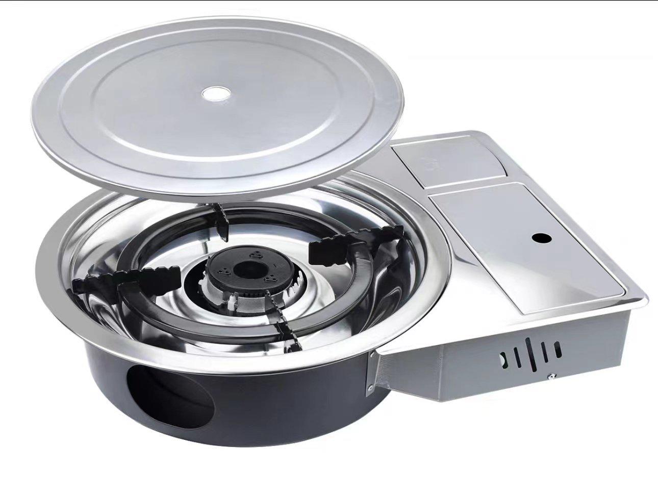 Compact Cassette Gas Stove for Korean BBQ & Hot Pot