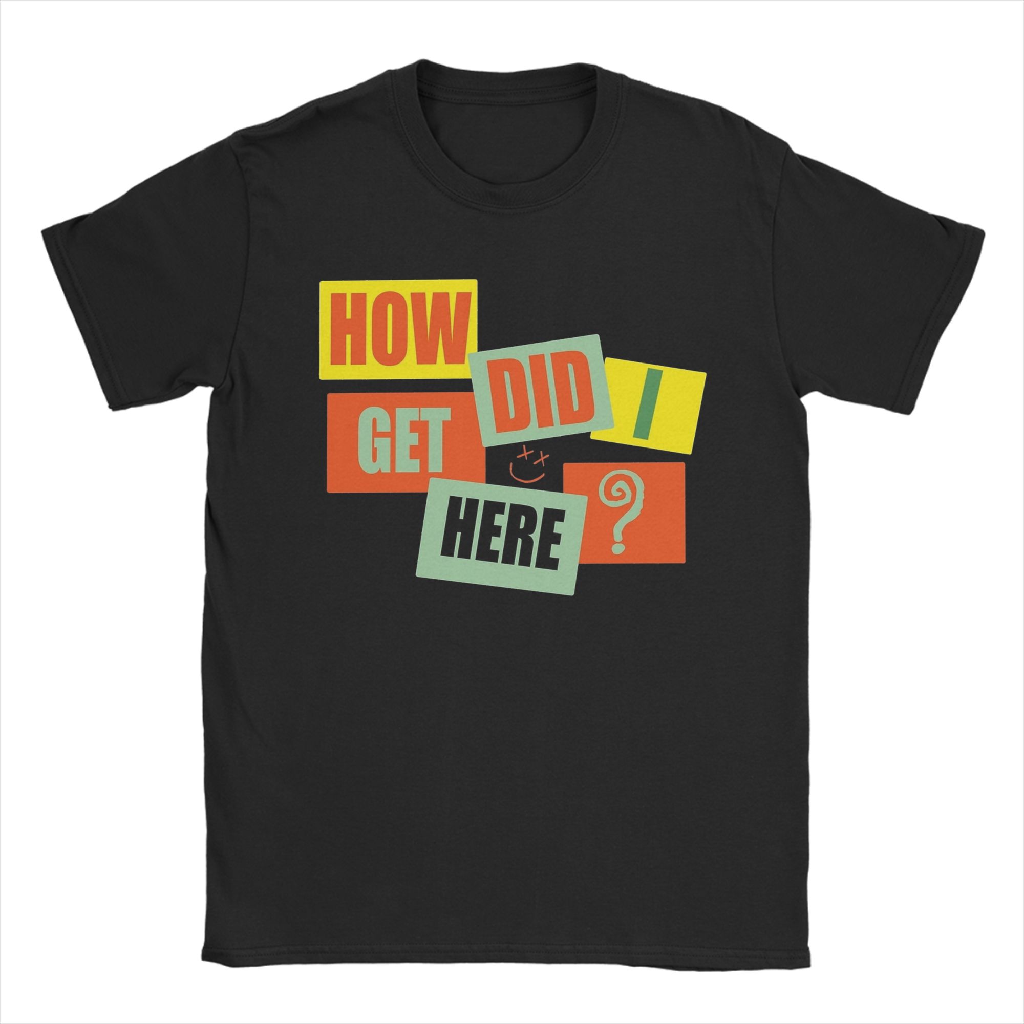 

how did i get here by louis tomlinson Cotton T Shirt For Mens Beach O Neck Novelty Tee Shirt Oversized Pattern Clothes S