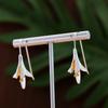 Hot-selling Lily Earrings Women's ins Wind Retro Long Temperament Flower Earline Wind Earrings