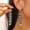 Exaggerated Grape Bunch Crystal Earrings INS Light Luxury Temperament Zirconia Inlaid High-grade Everyday Dainty Ear Jewelry