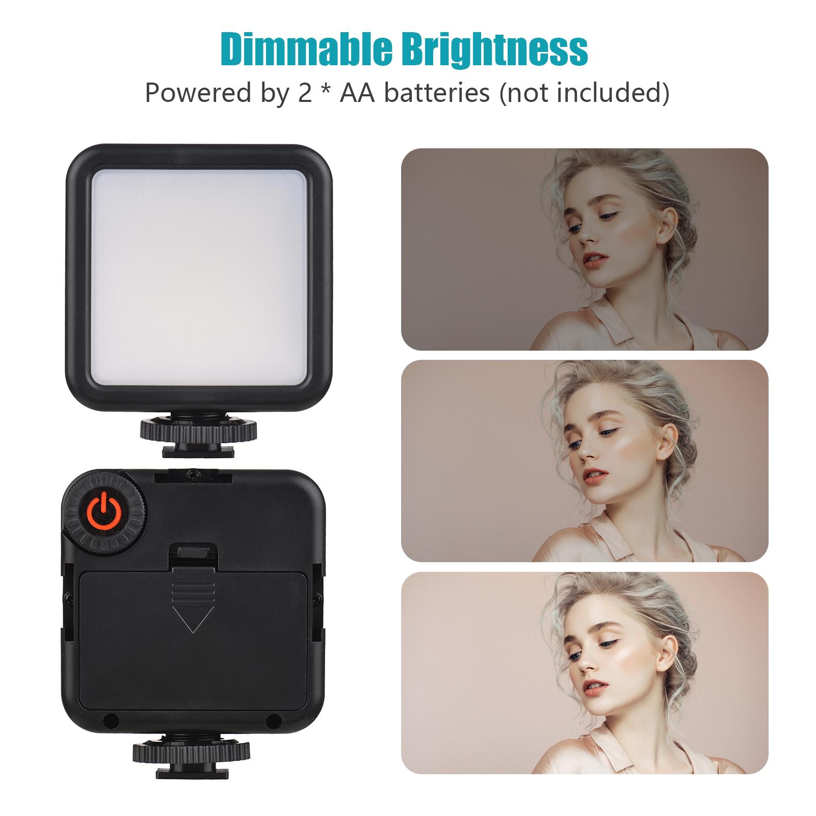Smartphone Vlog Kit   LED Video Light + Cardioid Microphone + Extendable Phone Clip + Tripod with   Brightness for Live Strm Vlog Video Sh