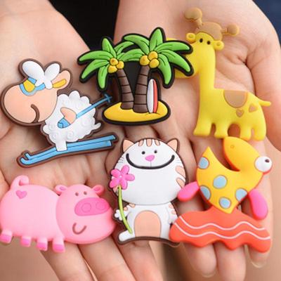 1Pcs Silicone Cartoon Animal Fridge Magnets Whiteboard Sticker Refrigerator Magnets Home Decoration